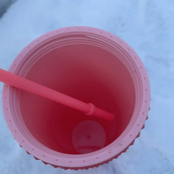 *LAST ONE* Starbucks Pink Lemonade Matte Studded Cold Cup Bubblegum Soft Touch - Picture 6 of 10